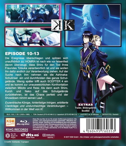 Produktbild: K - Episode 10-13