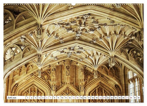 Produktbild: Oxford - die Harry Potter Stadt (Wandkalender 2026 DIN A2 quer), CALVENDO Monatskalender