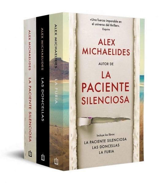 Produktbild: Pack Alex Michaelides (Contiene: La Paciente Silenciosa; Las Doncellas; La Furia) / Pack Alex Michaelides (Contains: The Silent Patient, the Maidens, the Fury)