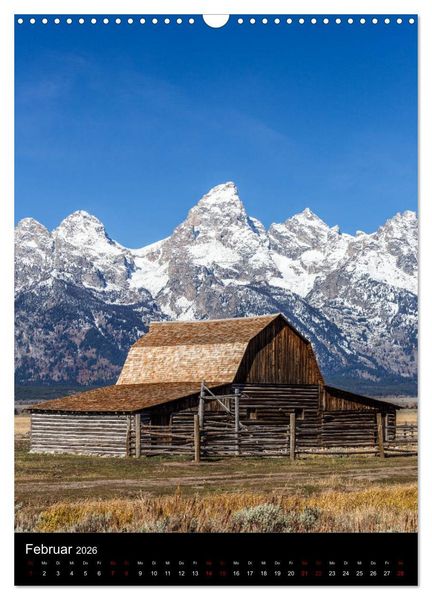 Produktbild: Teton Range - Der Grand Teton National Park (Wandkalender 2026 DIN A3 hoch), CALVENDO Monatskalender