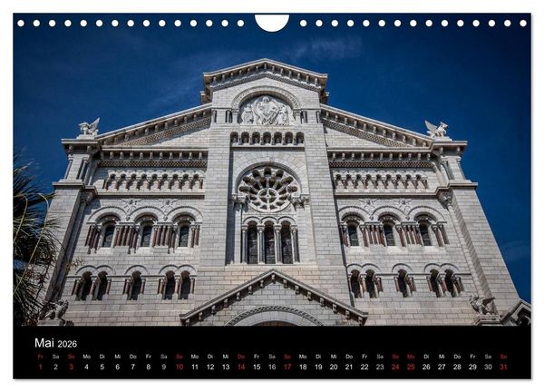Produktbild: Monaco - Das F&uuml;rstentum an der franz&ouml;sischen Mittelmeerk&uuml;ste (Wandkalender 2026 DIN A4 quer), CALVENDO Monatskalender