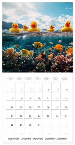 Produktbild: Yellow Travelers (Wall Calendar 2026 12 &times; 12 Inch) CALVENDO 12 Month Wall Calendar