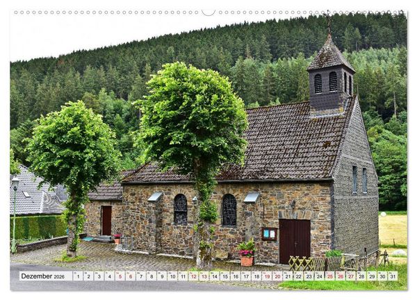 Produktbild: Kirchen und Kapellen rund um Simmerath (Wandkalender 2026 DIN A2 quer), CALVENDO Monatskalender