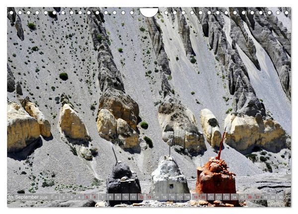 Produktbild: Tsch&ouml;rten, Architektur des Himalaya (Wandkalender 2026 DIN A4 quer), CALVENDO Monatskalender