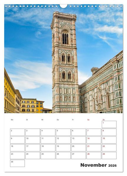 Produktbild: Florenz - Stadt mit besonderem Zauber (Wandkalender 2026 DIN A3 hoch), CALVENDO Monatskalender