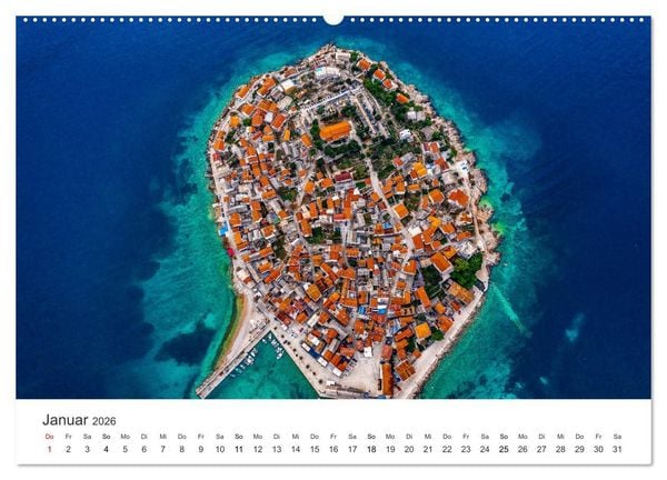 Produktbild: Malerisches Kroatien (Wandkalender 2026 DIN A2 quer), CALVENDO Monatskalender