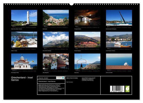 Produktbild: Griechenland - Insel Samos (hochwertiger Premium Wandkalender 2026 DIN A2 quer), Kunstdruck in Hochglanz