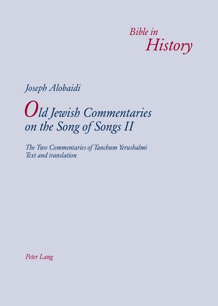 Produktbild: Old Jewish Commentaries on &laquo;The Song of Songs&raquo; II
