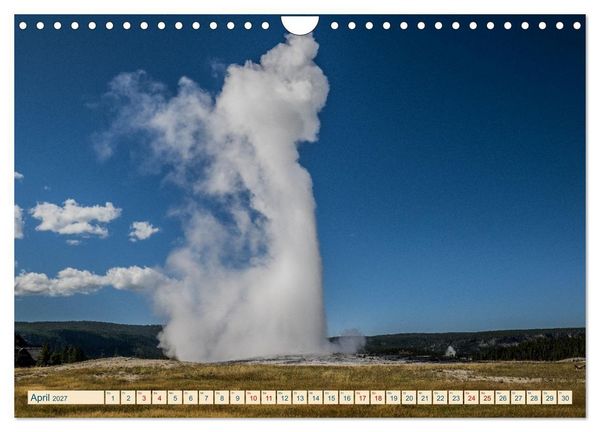 Produktbild: Wyoming, South Dakota Colorado (Wandkalender 2027 DIN A4 quer), CALVENDO Monatskalender