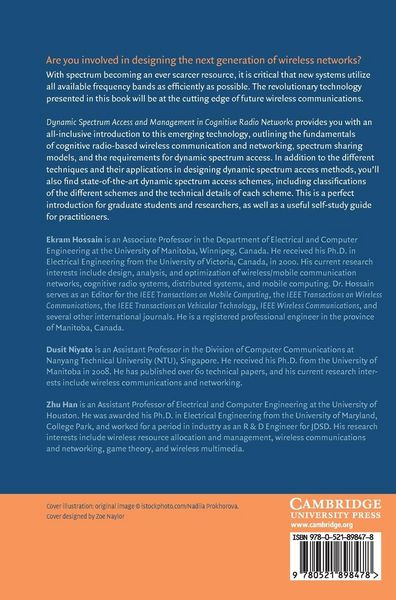 Produktbild: Dynamic Spectrum Access and Management in Cognitive Radio Networks