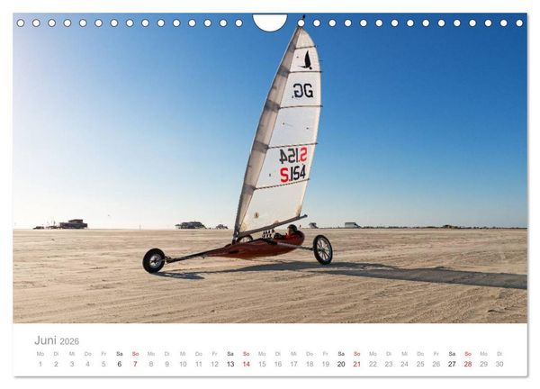 Produktbild: St. Peter-Ording. Deutschlands gr&ouml;&szlig;te Sandkiste (Wandkalender 2026 DIN A4 quer), CALVENDO Monatskalender