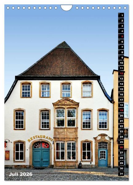Produktbild: Osnabr&uuml;ck Fassade (Wandkalender 2026 DIN A4 hoch), CALVENDO Monatskalender