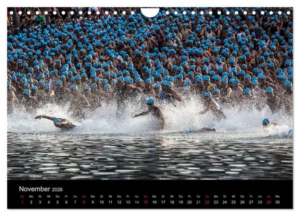Produktbild: TRIATHLON 2026 (Wandkalender 2026 DIN A4 quer), CALVENDO Monatskalender