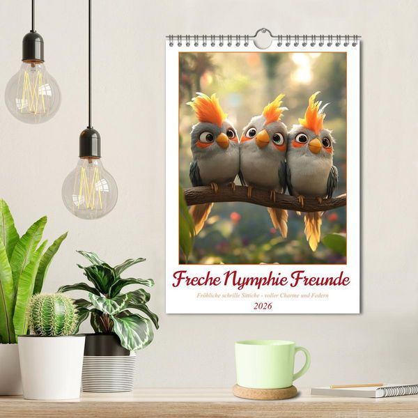 Produktbild: Freche Nymphie Freunde (Wandkalender 2026 DIN A4 hoch), CALVENDO Monatskalender
