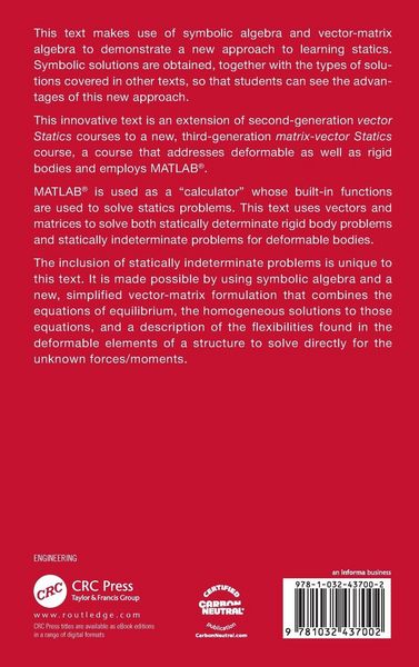 Produktbild: Engineering Statics with MATLAB&reg;