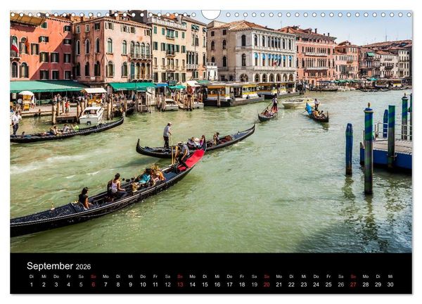 Produktbild: Venedig (Wandkalender 2026 DIN A3 quer), CALVENDO Monatskalender
