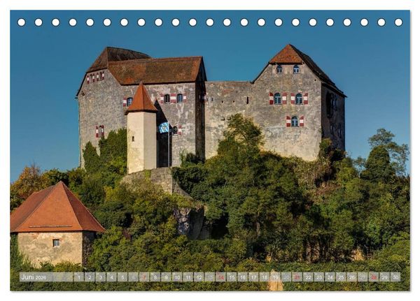 Produktbild: Burgenlandschaft Fr&auml;nkische Schweiz (Tischkalender 2026 DIN A5 quer), CALVENDO Monatskalender