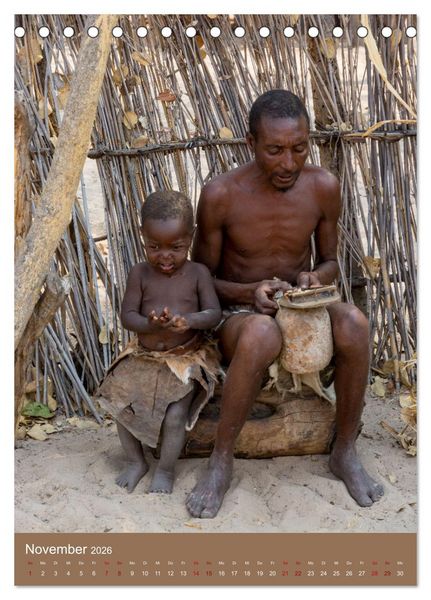 Produktbild: Beim Mbunza Volk - Namibia (Tischkalender 2026 DIN A5 hoch), CALVENDO Monatskalender