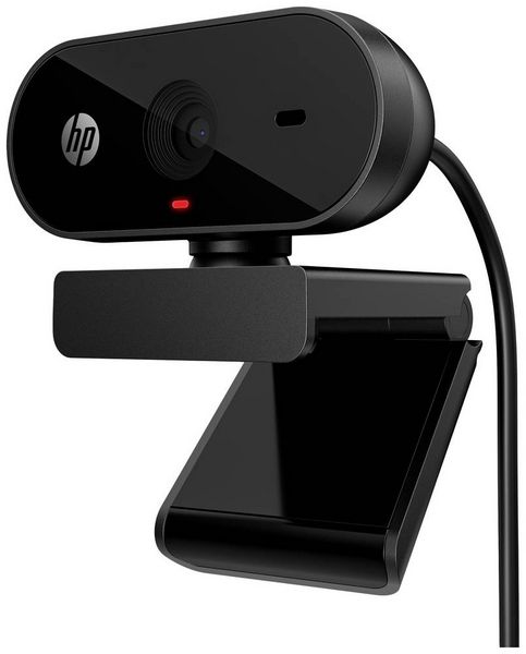 Produktbild: HP 320 Full HD-Webcam 1920 x 1080 Pixel Mikrofon, Klemm-Halterung