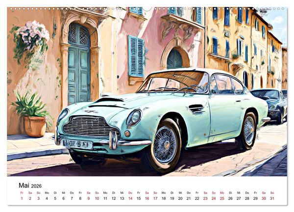 Produktbild: Surreale Autofreuden (hochwertiger Premium Wandkalender 2026 DIN A2 quer), Kunstdruck in Hochglanz