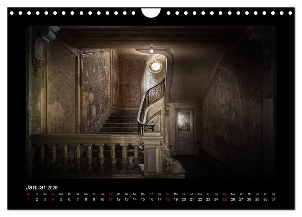 Produktbild: Lost Places - verlassene Orte vergangener Glanz (Wandkalender 2026 DIN A4 quer), CALVENDO Monatskalender