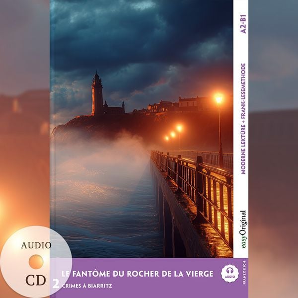 Produktbild: Le Fant&ocirc;me du Rocher de la Vierge - Franz&ouml;sische Krimi-Lekt&uuml;re A2-B1 (+ Audio-CD)
