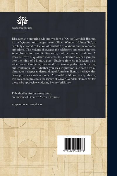 Produktbild: Quotes and Images From the Works of Oliver Wendell Holmes, Sr.