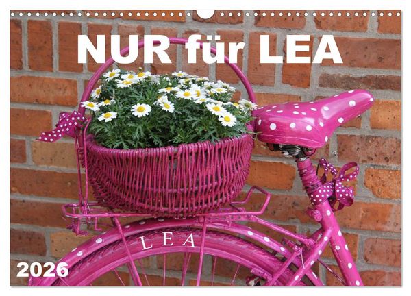 Produktbild: Nur f&uuml;r LEA (Wandkalender 2026 DIN A3 quer), CALVENDO Monatskalender