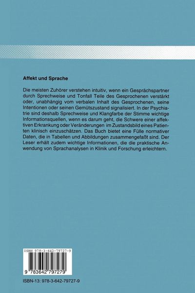 Produktbild: Affekt und Sprache