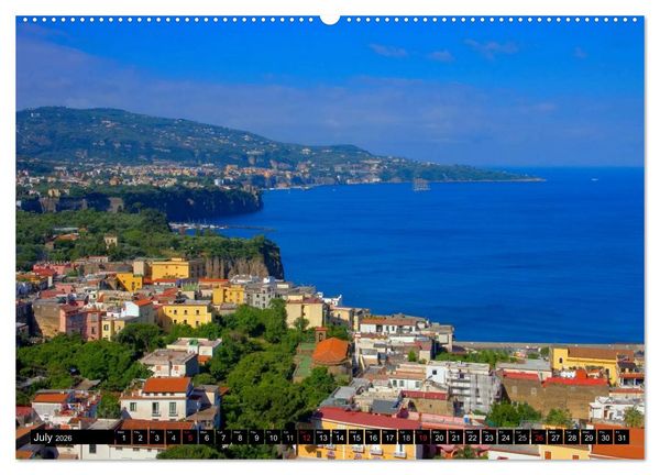 Produktbild: Amalfi Coast and Campania (High Quality Premium Wall Calendar 2026 DIN A2 landscape),CALVENDO 12 Month Wall Calendar