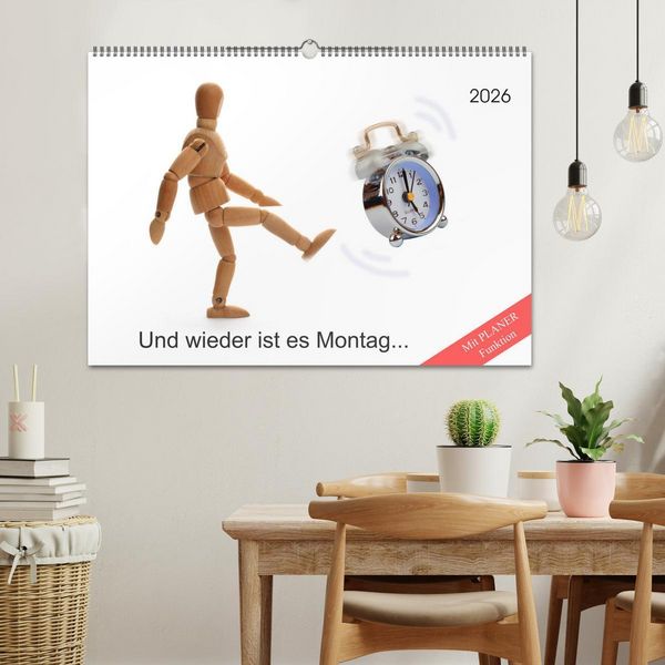 Produktbild: Und wieder ist es Montag... (Wandkalender 2026 DIN A2 quer), CALVENDO Monatskalender