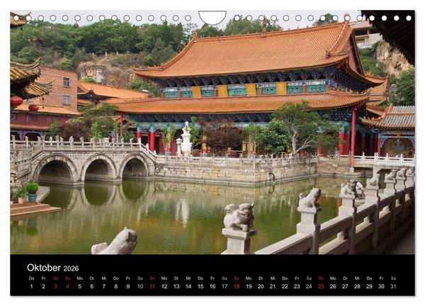 Produktbild: Yunnan - Reiseimpressionen (Wandkalender 2026 DIN A4 quer), CALVENDO Monatskalender