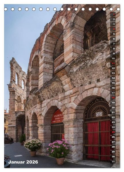 Produktbild: VERONA Bildsch&ouml;ne Altstadt (Tischkalender 2026 DIN A5 hoch), CALVENDO Monatskalender