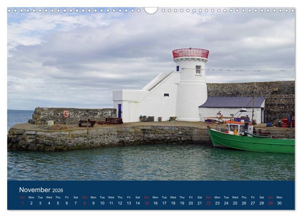 Produktbild: Irish Lighthouses - Beacons along Ireland's wild coast (Wall Calendar 2026 DIN A3 landscape), CALVENDO 12 Month Wall Calendar