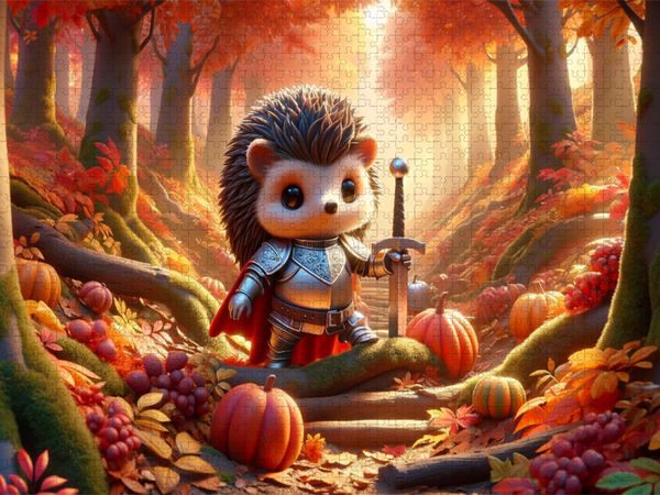 Produktbild: CALVENDO Puzzle Ein m&auml;rchenhaftes Herbstabenteuer | 2000 Teile Lege-Gr&ouml;&szlig;e 90x67cm Foto-Puzzle f&uuml;r gl&uuml;ckliche Stunden
