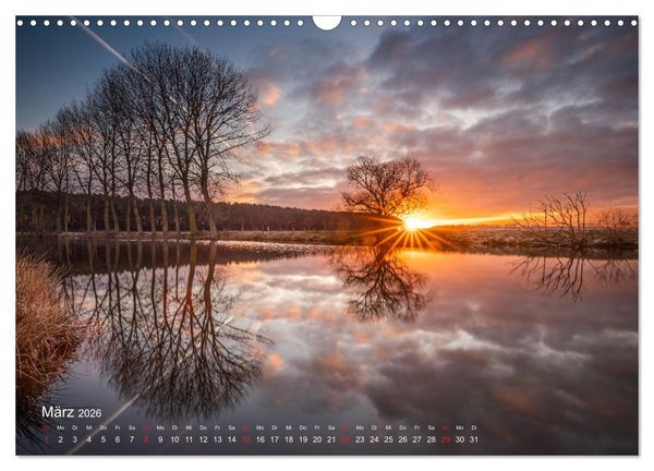 Produktbild: Deutschland Blicke in die Natur (Wandkalender 2026 DIN A3 quer), CALVENDO Monatskalender