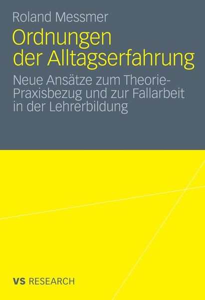 Produktbild: Ordnungen der Alltagserfahrung