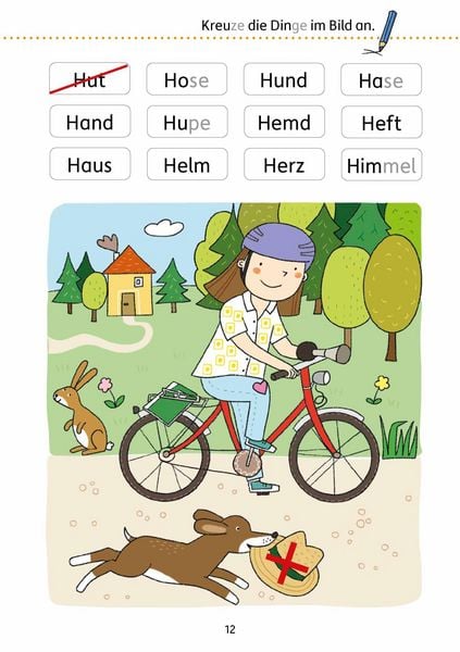 Produktbild: Mein &Uuml;bungsheft Lesen 1. Klasse - Vom Wort zum Satz