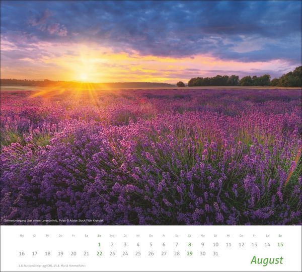 Produktbild: times&more Sonnige Momente Bildkalender 2027