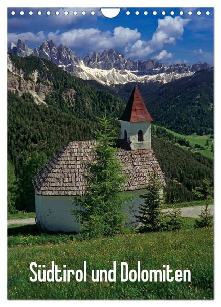 Produktbild: S&uuml;dtirol und Dolomiten (Wandkalender 2026 DIN A4 hoch), CALVENDO Monatskalender
