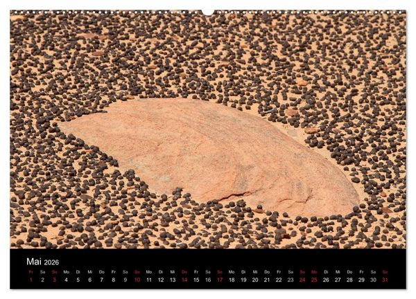Produktbild: Sand und Stein 2026 (Wandkalender 2026 DIN A2 quer), CALVENDO Monatskalender