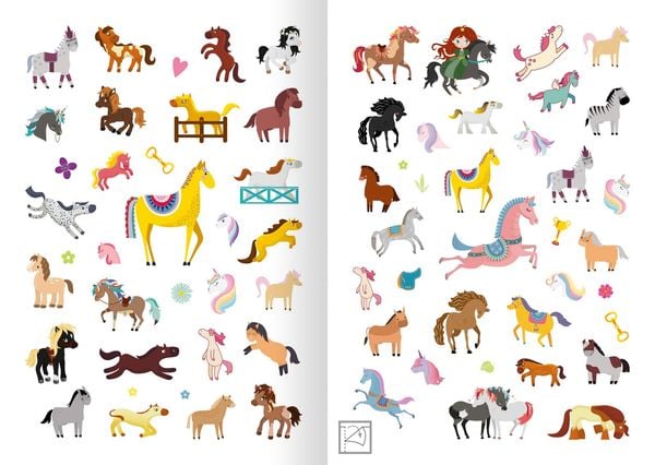 Produktbild: Glitzerspaß - Pferde-Sticker