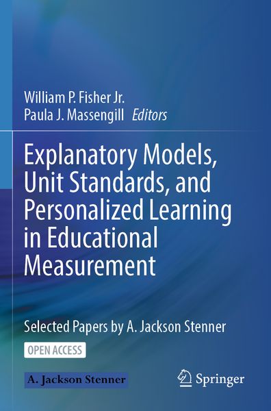 Produktbild: Explanatory Models, Unit Standards, and Personalized Learning in Educational Measurement