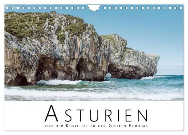 Asturien - Von der Küste bis zu den Gipfeln Europas (Wandkalender 2026 DIN A4 quer), CALVENDO Monatskalender