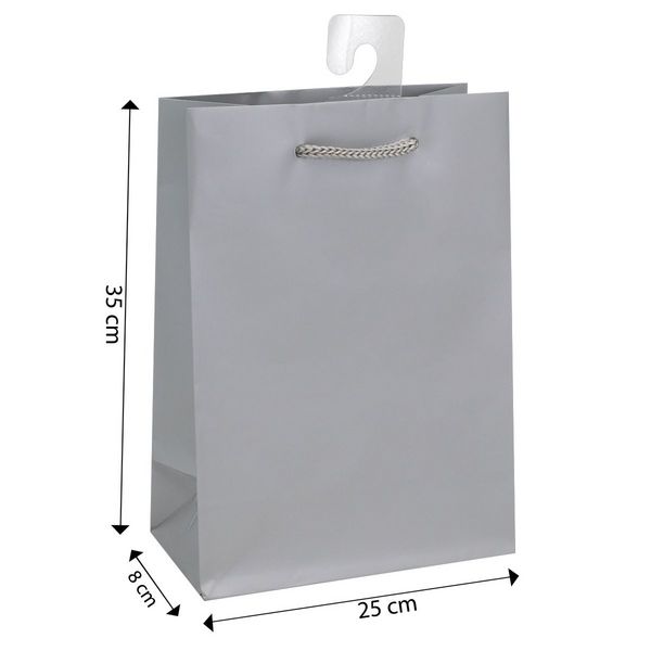 Produktbild: Idena Geschenktasche uni blau gelb rot gr&uuml;n 25x35x8cm 4fach sortiert 128g/m&sup2;