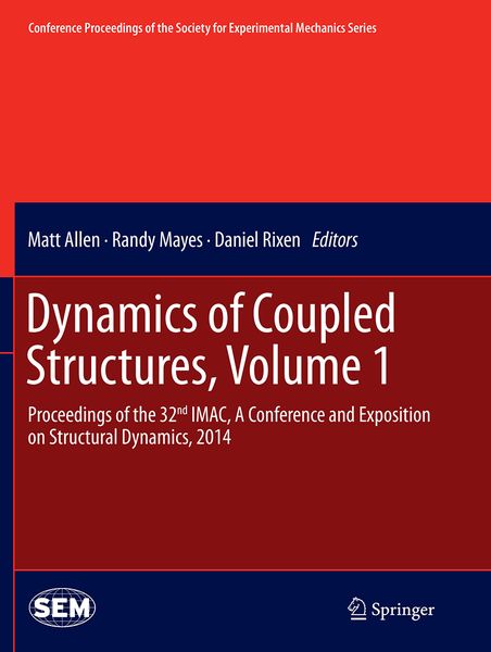 Produktbild: Dynamics of Coupled Structures, Volume 1