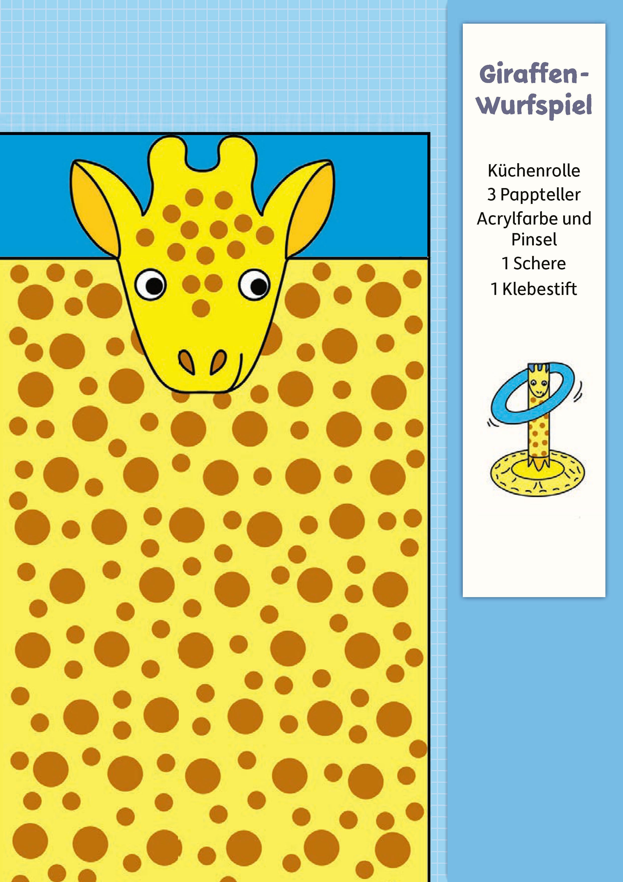 Produktbild: Lass uns basteln &ndash; Bastelbuch ab 4 Jahre &ndash; Wilde Tiere