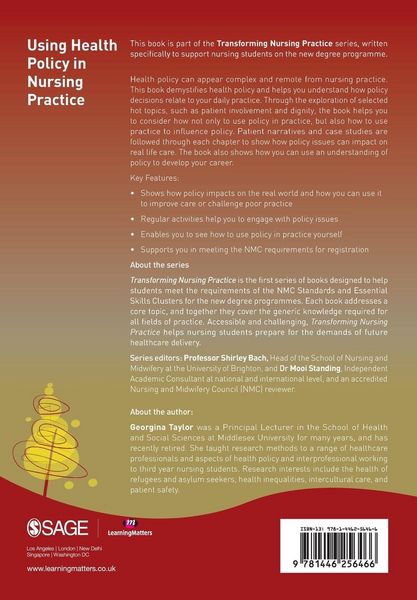 Produktbild: Using Health Policy in Nursing Practice