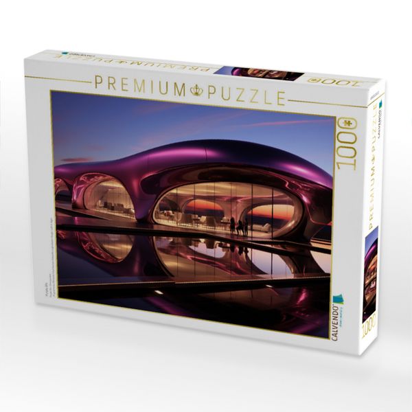 Produktbild: CALVENDO Puzzle Purple Ufo | 1000 Teile Lege-Gr&ouml;&szlig;e 64x48cm Foto-Puzzle f&uuml;r gl&uuml;ckliche Stunden