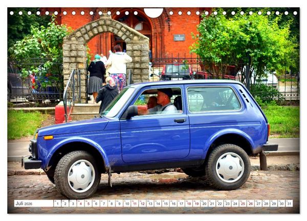 Produktbild: LADA NIVA - 4x4 aus der UdSSR (Wandkalender 2026 DIN A4 quer), CALVENDO Monatskalender